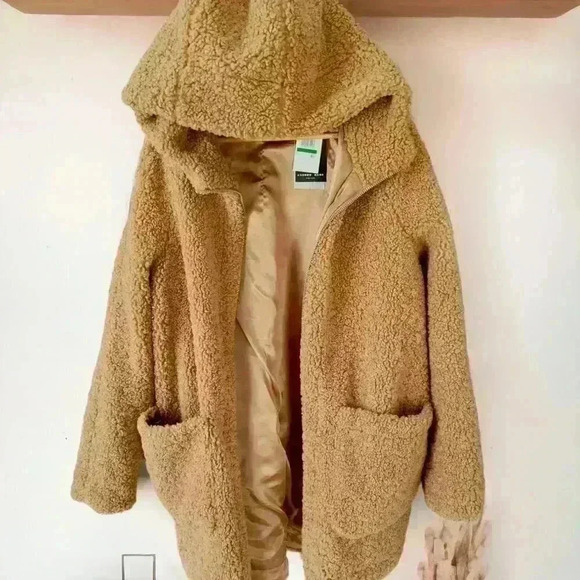 Marc New York Teddy Faux Sherpa Parka L - Picture 4 of 4